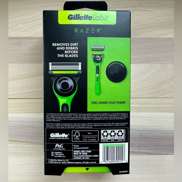 NEW Gillette x Razer Mens Razor Limited Edition Collab - Picture 8 of 9